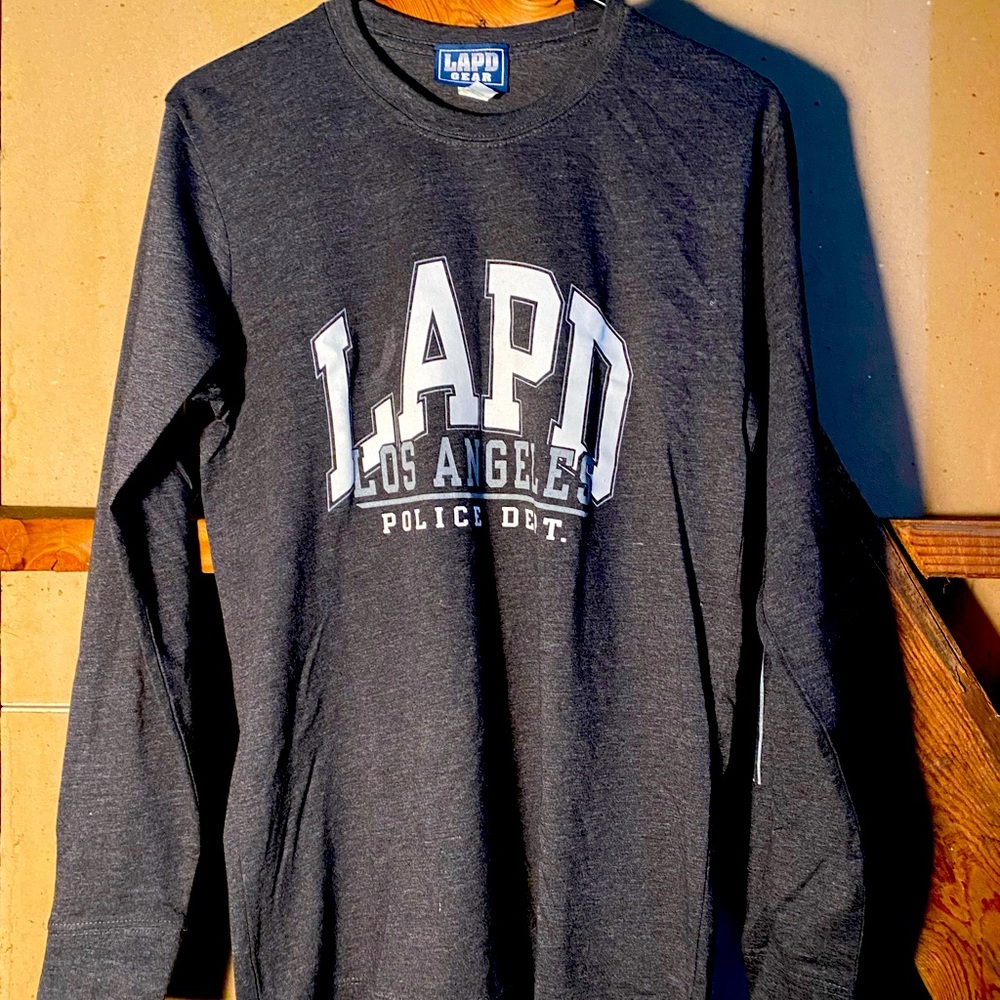 Medium, LAPD long sleeve shirt